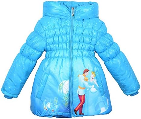 Girl Children Outwear Coat Cotton Kids Clothing Outfits Jackets (4t, Blue)