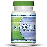 Best New Piles Treatment Tablets - Made in the USA - Guaranteed Fast Piles and Hemorrhoid Relief - HemRid, 45 Capsules (Clinical Strength)