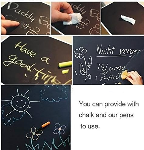 ELEAR® Home &amp; Office Decor Chalk Board Blackboard Monthly Calendar Vinyl Wall Sticker