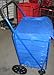 Read Blue with liner Jumbo Folding Shopping/grocery Cart with Front swivel wheels rubber wheels Details Blue with liner Jumbo Folding Shopping/grocery Cart with Front swivel wheels rubber wheels