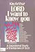 Lord I Want to Know You - A Devotional Study of the Names of God