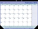 Blueline 2010-2011 Monthly Desk Pad, Academic, July-July, 21.25  x 16 Inches (CA181731)