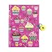 Cupcakes Locked Diary