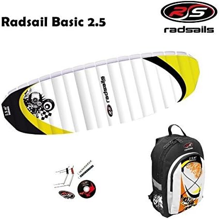 Radsail 2.5 meter - R2F 4 Line Powerkite by Rad Sail