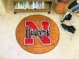 Univ of Nebraska Basketball 29 Round Floor Mat (Rug) - Nebraska Cornhuskers NCAA College Athletics