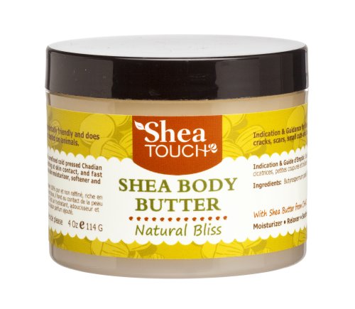 Shea Touch - Pure Shea Body Butter - Natural Bliss (3.8 Oz)