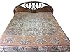 Blanket Throw Reversible Pashmina Bedspreads Indian Bedding