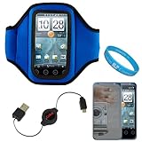 Durable Neoprene Exercise Sports Workout Armband with Adjustable Velcro Str ....