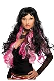 51fPTFf4rkL. SL160  Fantasy Pink & Black Costume Wig