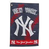 New York Yankees GOLF CLUB HAND JACQUARD TOWEL