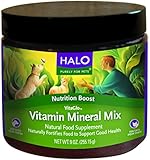 Halo Vita Glo Vita-Mineral Mix Natural Supplement for Dogs and Cats, 9.5oz