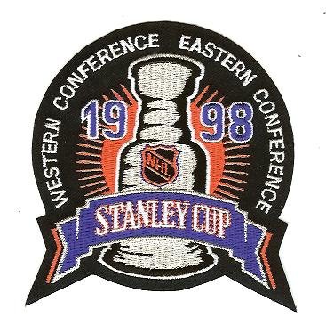1998 NHL Stanley Cup Patch - Detroit Red Wings vs Washington Capitals