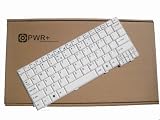 PWR+ Laptop Keyboard for Acer Aspire One AOA150 AOD150 AOD250 ZG5 AOA 150 AOD 150 250 ZG 5 (White); P/N NSK-AJ21D 9J.N9482.21D NSK-AJB1D 9J.N9482.B1D AEZG5R00010