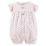 Carter's （カーターズ） :: ロンパース ショートオール 半袖 女の子 綿リブ100% :: Cherry Print Snap-Up Romper :: 24M (83-86cm) :: 