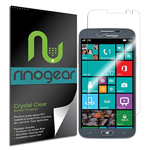 Samsung ATIV SE Screen Protector by RinoGearÂ® - Military-Grade w/ Lifetime Replacement Warranty - Premium Shield Ultra Clear Quality