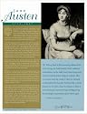 Great British Writers - Jane Austen Education Art Poster Print, 17x22