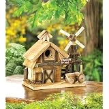 BARNYARD BIRDHOUSE WOOD DECORATIVE BARN YARD BIRD HOUSE