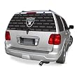 Oakland Raiders NFL Logo "Rearz" Back Windshield Covering by Glass Tatz