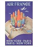 Air France poster print,22 in. x 28 in.