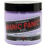 MANIC PANIC Semi-Permanent Hair Color Cream Virgin Snow (White Toner) 4oz