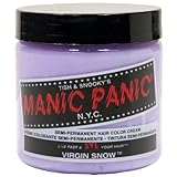 MANIC PANIC Semi-Permanent Hair Color Cream Virgin Snow (White Toner) 4oz