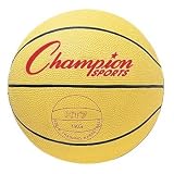 Champion Sports Rubber Weighted Official Training Basketball - 4 Pounds