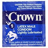 100 Okamoto Crown Condoms, World Famous Super Thin and Sensitive Condom, for Extra Sensation