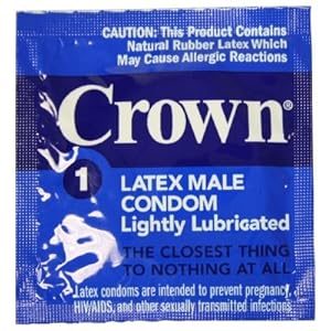100 Okamoto Crown Condoms, World Famous Super Thin and Sensitive Condom, for Extra Sensation