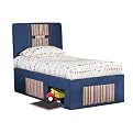 Kids' Denim Storage Bed - Blue (Twin)