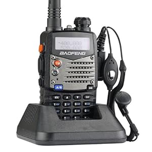 Baofeng Radio Emisor-Receptor UV-5RA 136-174/400-480 MHz Dual-Banda DTMF CTCSS DCS FM 5W Amateur WalkieTalkie Transceptor - 2013 Ultima Version con Caracteristicas Mejoradas