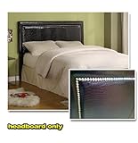 Dark Espresso Full / Queen Alligator Reptile Adjustable Head Board