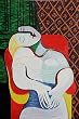 Art Reproduction Oil Painting - Picasso Paintings: The Dream - Large 24" X 36" - Hand Painted Canvas Art