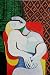 Art Reproduction Oil Painting - Picasso Paintings: The Dream - Large 24" X 36" - Hand Painted Canvas Art