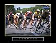 Courage - Making A Turn Bicycle Race, Motivational Poster