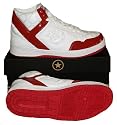 Converse Weapon Red Hi Retro Boots Trainers white / deep red UK 7