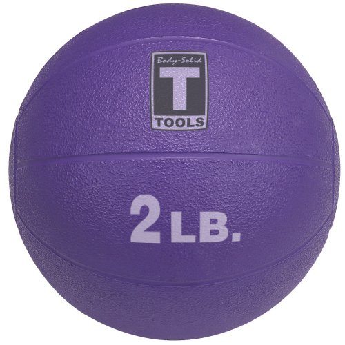 Body Solid Tools BSTMB2 2-Pound Medicine Ball (Purple)