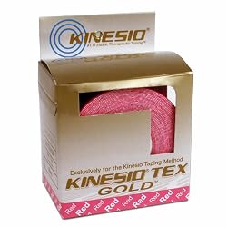Kinesio Tex Gold, Red, 2 Inches X 16.4 Feet