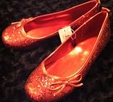 Girls Costume Wizard of Oz Dorothy Red Slipper Shoes Without Heal Girl Size 5