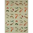 Cavallini Natural History Assortment Each one different 5 assorted prints