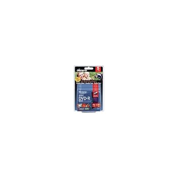 New Memorex Dvd-R Mrx 5pk Mini Jewel Case In Blister Pack 4x 2.8 Gb Silver Doublesided Retail Tray