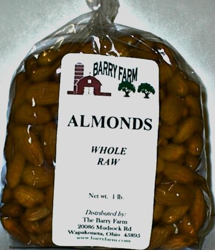Whole Almonds, 1lb. by Barry Farm