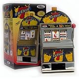 Trademark Burning 7's Slot Machine Bank with Spinning Reels