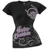 Harley Davidson - Flurry Black Juniors T-Shirt