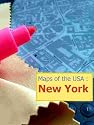 Map of New York, USA (Maps of the USA)