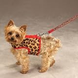 XX-SMALL - RED LEOPARD - Safari Harness Vests