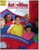 Daily Summer Activities, Moving From Third To Fourth Grade