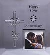 Happy Silver Anniversary Wedding Plaque