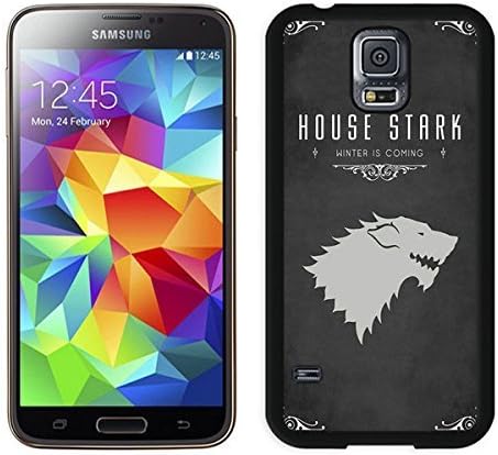 Hot Sale Samsung Galaxy S5 I9600 House Stark Game Of Thrones Winter Is Coming Iphone 5 Wallpaper Black Screen Phone Case Fashion and Nice Design