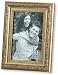 Baroque Bronzed Ornate Scrollwork Picture Frame With Contrasted Inner Beading 5x7