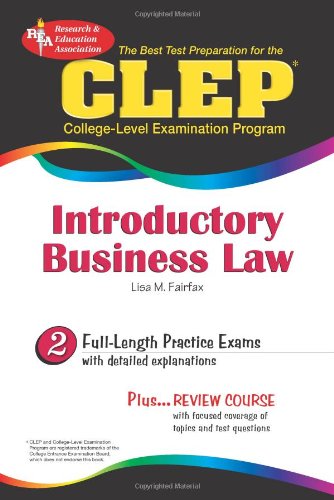 CLEP Introductory Business Law (CLEP Test Preparation)
